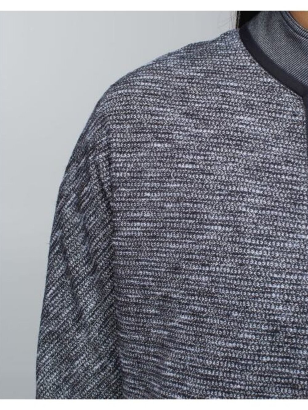 LULULEMON Cocoon Car Coat Size Small Black / Coco Pique Black - Picture 3 of 12